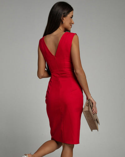BELLE – plissiertes MIDI-KLEID
