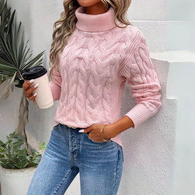 Giulia™ | Warmer gestrickter Damenrollkragenpullover