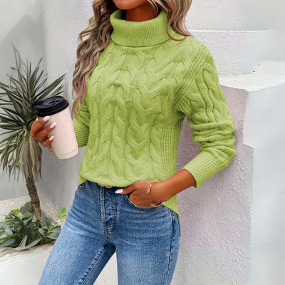 Giulia™ | Warmer gestrickter Damenrollkragenpullover
