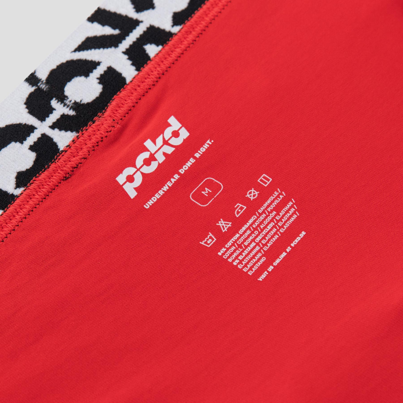 Boxer Briefs aus Bio-Baumwolle Chili Red