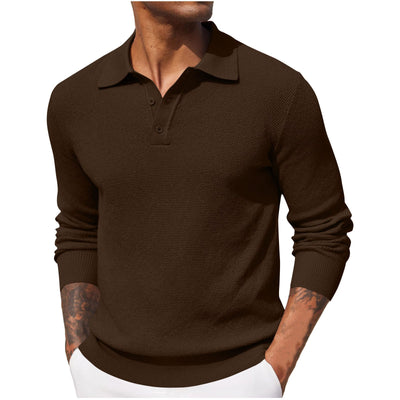 Gerard | Luxuriöses Langarm-Poloshirt