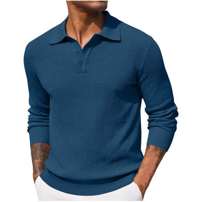 Gerard | Luxuriöses Langarm-Poloshirt