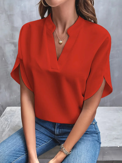 Lia｜Bluse mit Schlitzärmeln