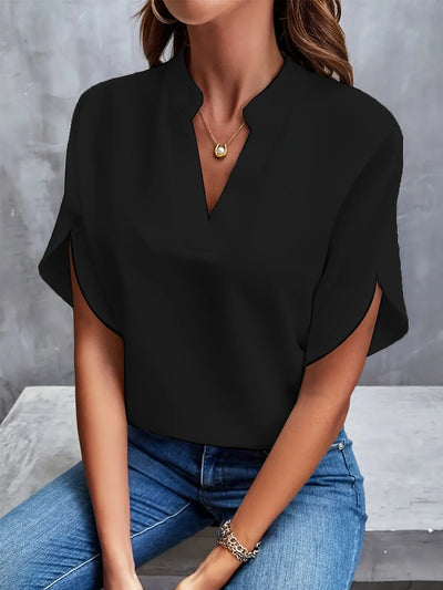 Lia｜Bluse mit Schlitzärmeln