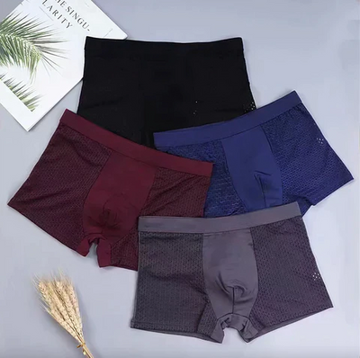 Max | Seidige Mesh-Boxershorts für Männer(2+2 GRATIS)