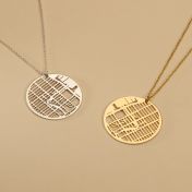 Beliebte Erinnerungen Kartenkette [750er Gold Vermeil]