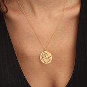 Beliebte Erinnerungen Kartenkette [750er Gold Vermeil]
