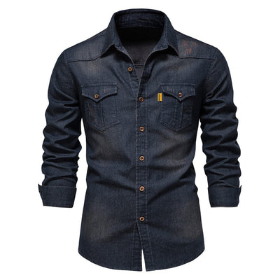 TrueBlue Gentlemen's Denim Hemd